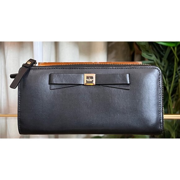 Authentic Kate Spade Black Handbag and Wallet Set - Picture 8 of 12